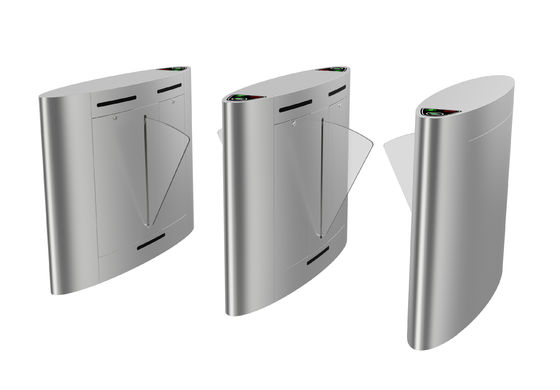 comprar Sistema peatonal del control de acceso de la puerta de Smart de la aleta del RFID del torniquete electrónico de la barrera online manufacture
