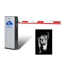comprar Puerta de barrera de auge AC220V/AC110V personalizable con tiempo de apertura/cierre de 3 s/6 s y control remoto de 430.5 MHz online manufacture