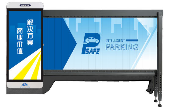 comprar Puerta de barrera de 200W LED con pantalla publicitaria Tamaño 440x920mm Largo del brazo personalizable online manufacture