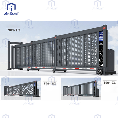 comprar Puerta corredera retráctil segura Ankuai: Puerta de acceso automática telescópica para entrada de vehículos online manufacture