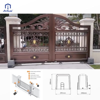 comprar Smart AK800DC Automatic Door Opener for Commercial Spaces: Remote, WiFi App & Infrared Sensing Functions online manufacture