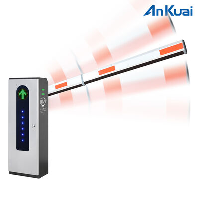 comprar Puerta automática de barrera de auge con potencia de motor de 100W 30m control remoto y polvo LED DC12V para el acceso al estacionamiento online manufacture