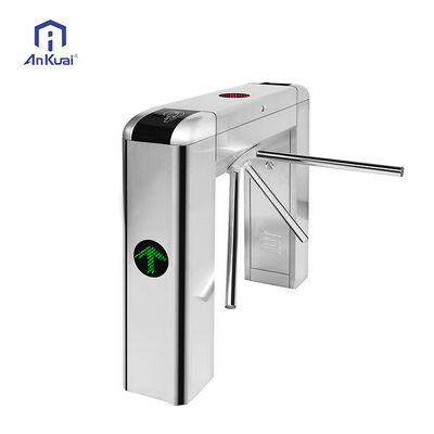 comprar Turnstile de trípode de alta seguridad con lector de código QR de reconocimiento facial y construcción de acero inoxidable 304 para la entrada de metro y oficinas online manufacture