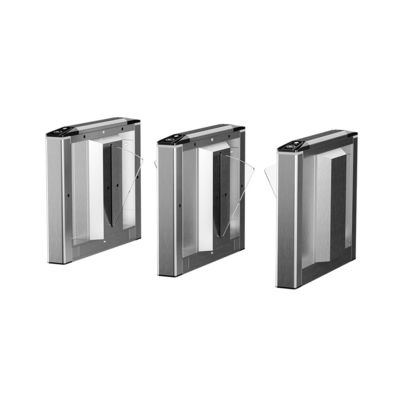 Puerta del torniquete de la barrera de la aleta de Rfid de la seguridad con el reconocimiento de cara biométrico