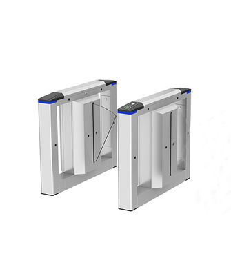 Puerta automática de colgajo y puerta de barrera de alta velocidad Puerta de acceso oscilante con sistema de control
