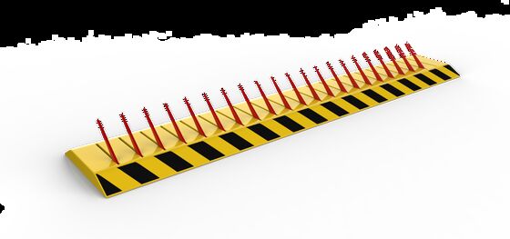 A3 Steel Car Wheel Sabotage Size of Non Buried Single Row L Customizable W 550 H 80mm Durable and Vehicle Security Solution