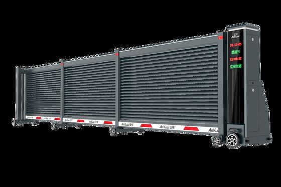 Abridor de puertas automático industrial de aleación de aluminio con motor de corriente continua LED